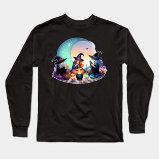 Moonlit Coven Picnic Long Sleeve T-Shirt